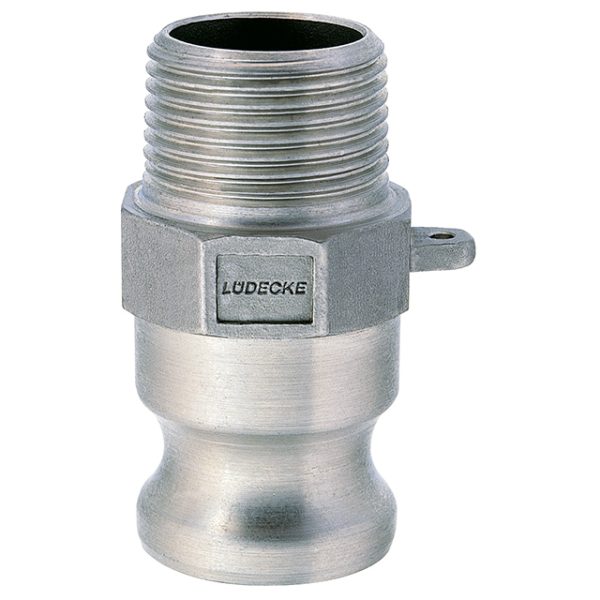 KAMLOK-AUSSENGEW.STECKER 1.4401 R4'AG,TYPF-400,DIN EN 14420-7FF