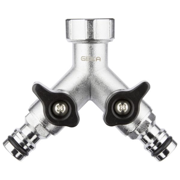 GEKA plus-Zweiwegeventil 'Stecksystem' IG G 3/4' MS Cr EAN