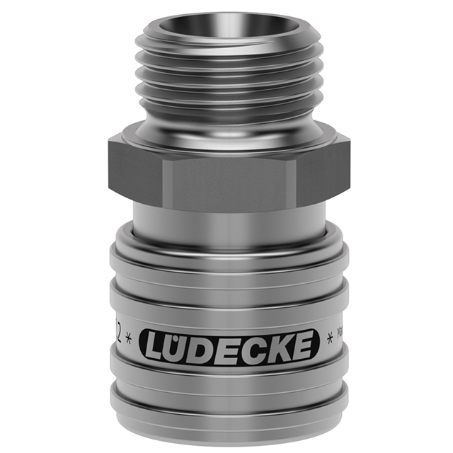 ESE-KUPPLUNG DN 7,2 GLATT G 1/2" AG, EDELSTAHL 1.4305